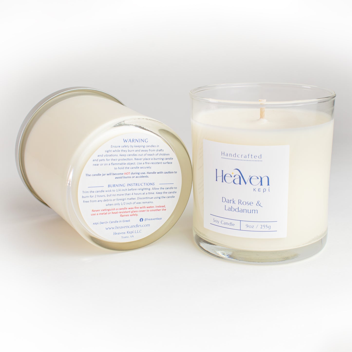 Romantic and atmospheric home fragrance candle for evening ambiance.