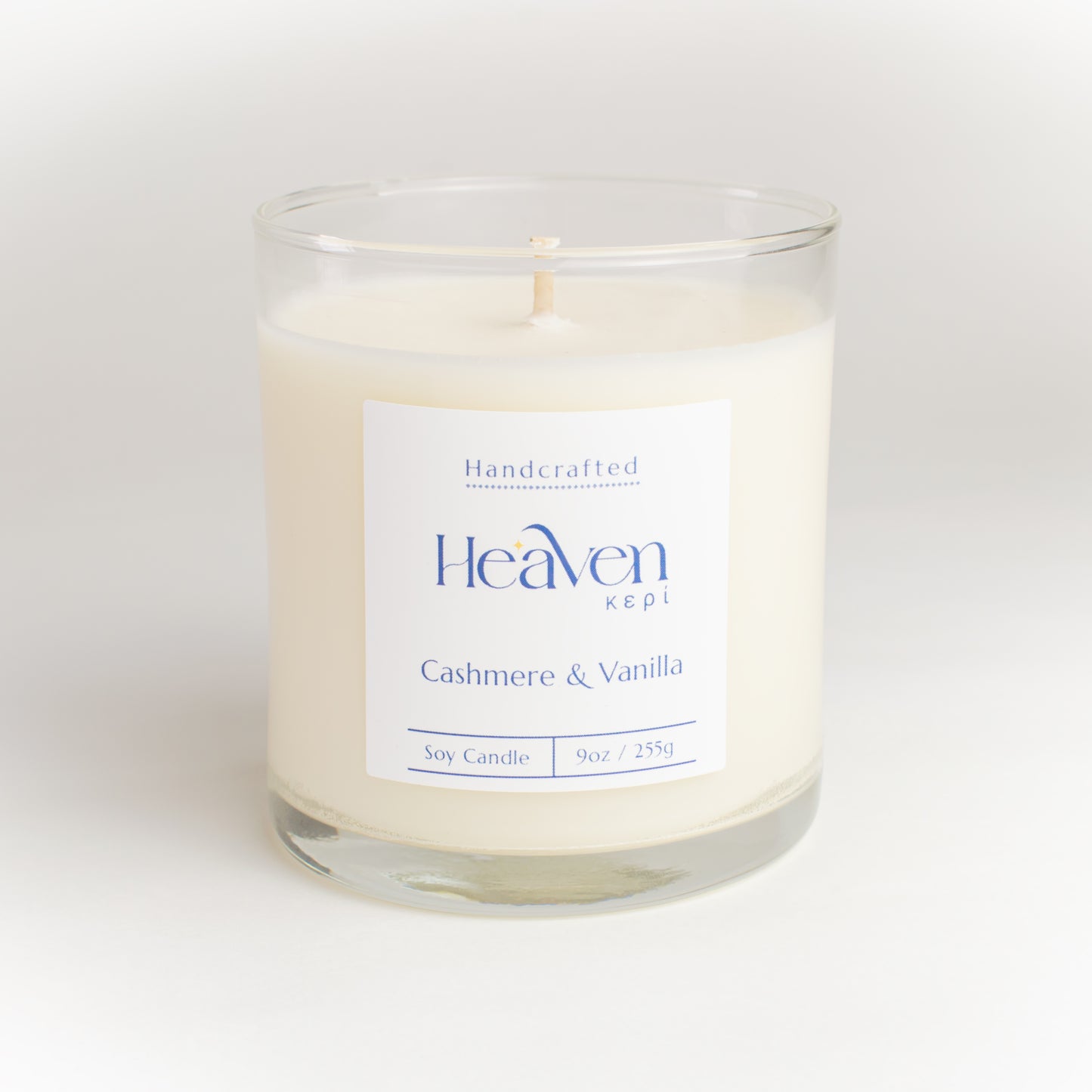 Cashmere & Vanilla candle set as part of self-care relaxation scene with blankets and tray.