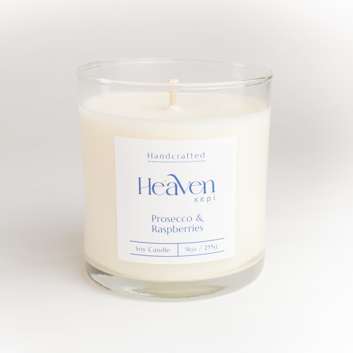 Luxury fruity floral candle styled in modern home décor